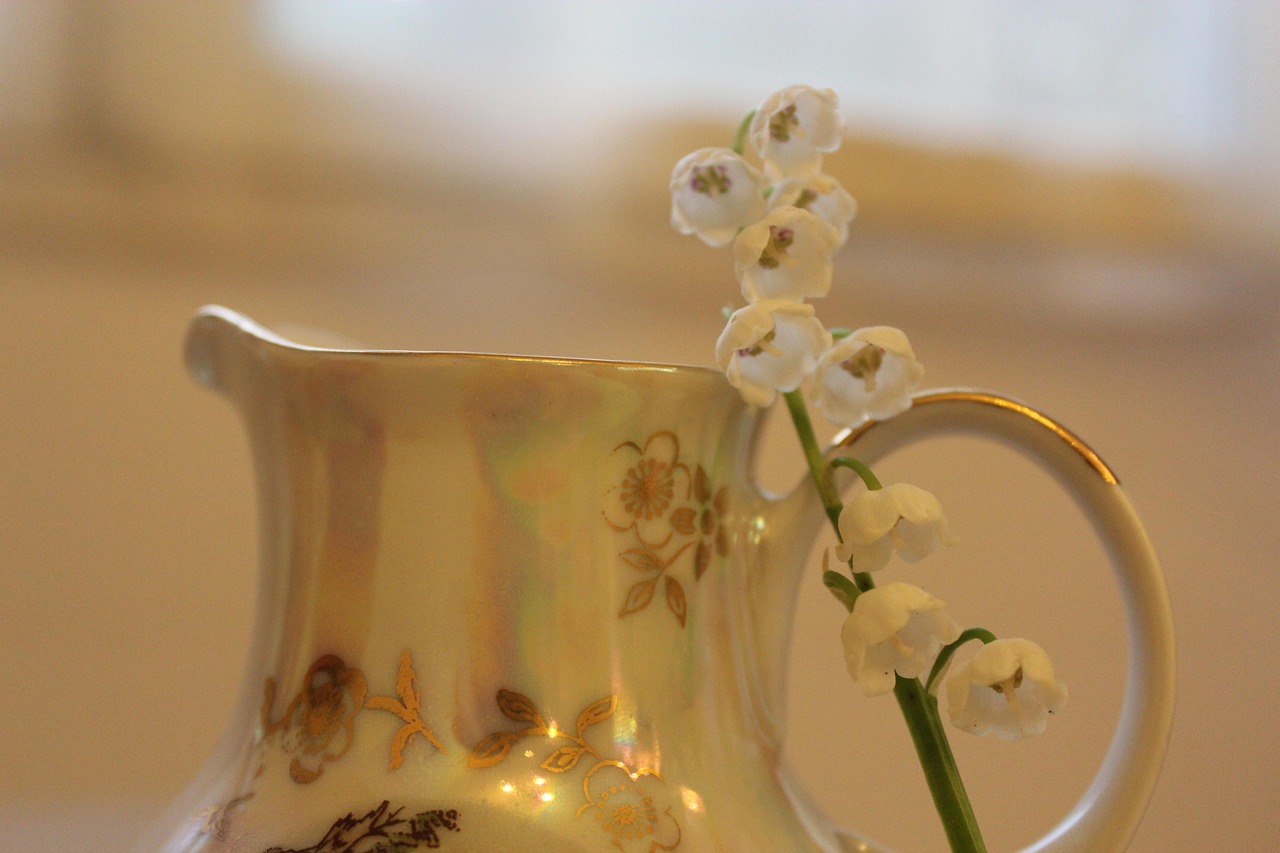 découvrez la délicatesse du muguet, symbole de bonheur et de renouveau, avec ses petites clochettes blanches au parfum envoûtant.